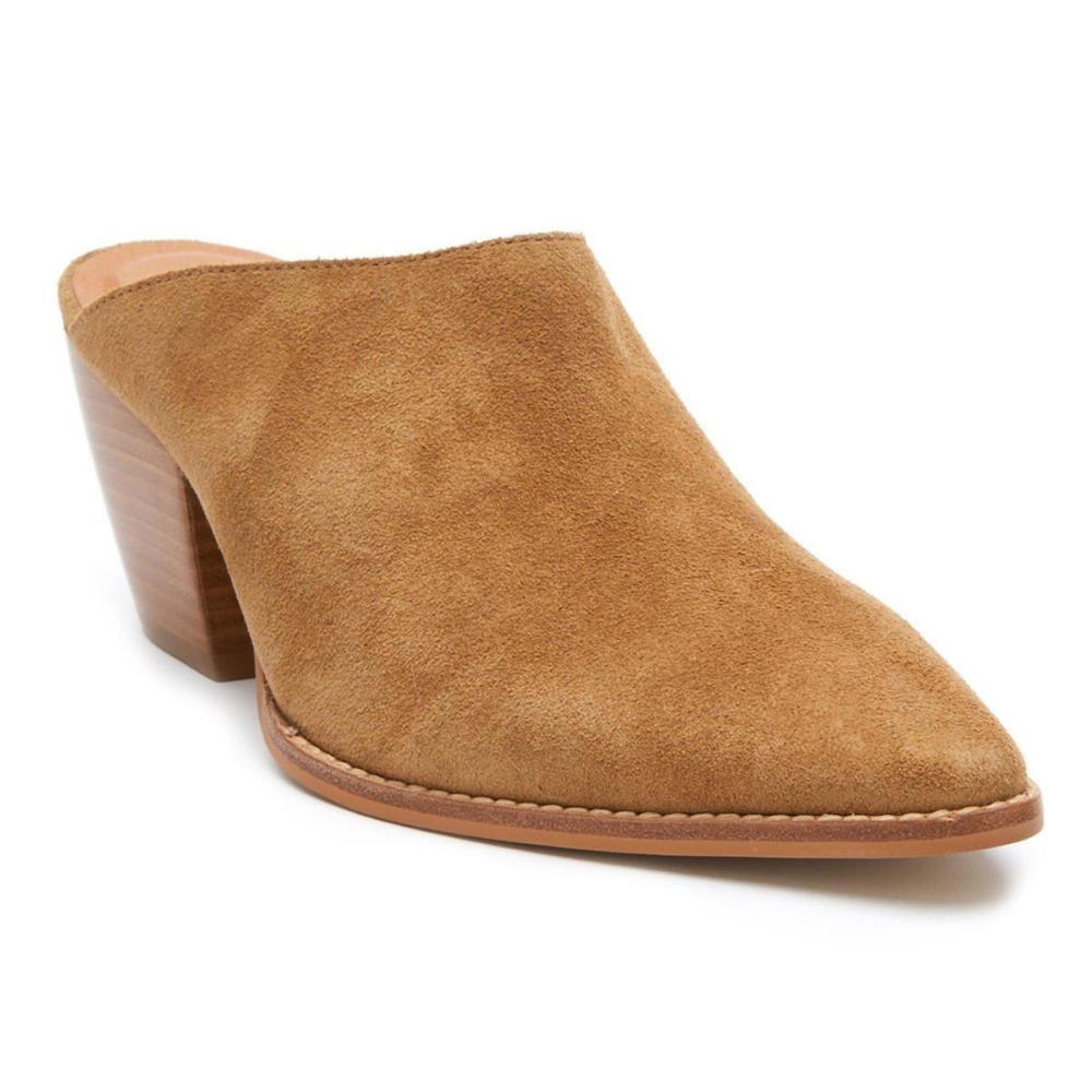 Matisse Cammy Fawn Suede Mules